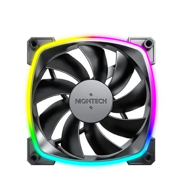 CASE FAN 120MM/AX120 PWM BLACK 3 IN 1 MONTECH