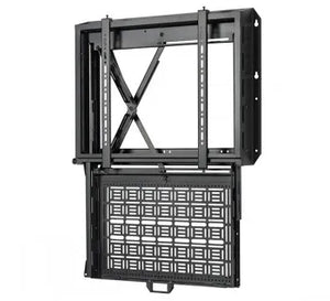 B-TECH AV FLAT SCREEN WALL MOUNT WITH PULL-DOWN AV STORAGE TRAY (VESA 600 X 400)