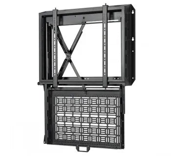 B-TECH AV FLAT SCREEN WALL MOUNT WITH PULL-DOWN AV STORAGE TRAY (VESA 600 X 400)