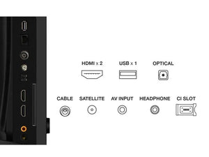 TV Set|TCL|32 "|HD|1366 x 768 pixels|Flat|16:9|QLED|32V4C