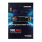 SSD|SAMSUNG|990 PRO|4TB|M.2|PCIe Gen4|NVMe|TLC|Write speed 6900 MBytes/sec|Read speed 7450 MBytes/sec|2.3mm|TBW 2400 TB|MTBF 1500000 hours|MZ-V9P4T0BW