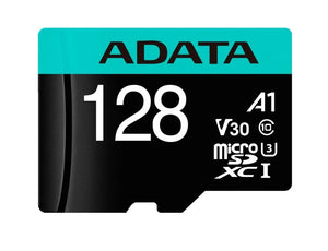 ADATA | Premier Pro | UHS-I U3 | 128 GB | micro SDXC | Flash memory class 10 | with Adapter
