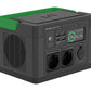 Schneider Electric Schneider OffGrid Portable Power Station 330, 230V, 332Wh Lithium-ion, LCD, 2 CEE 7/3 Schuko outlets, Sinewave, 3 USB-A, 1 USB-C, Wireless Charger | PPS330-GR