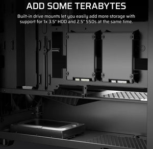 Corsair PC Case | 3200D RS | Mid-Tower | Smoke