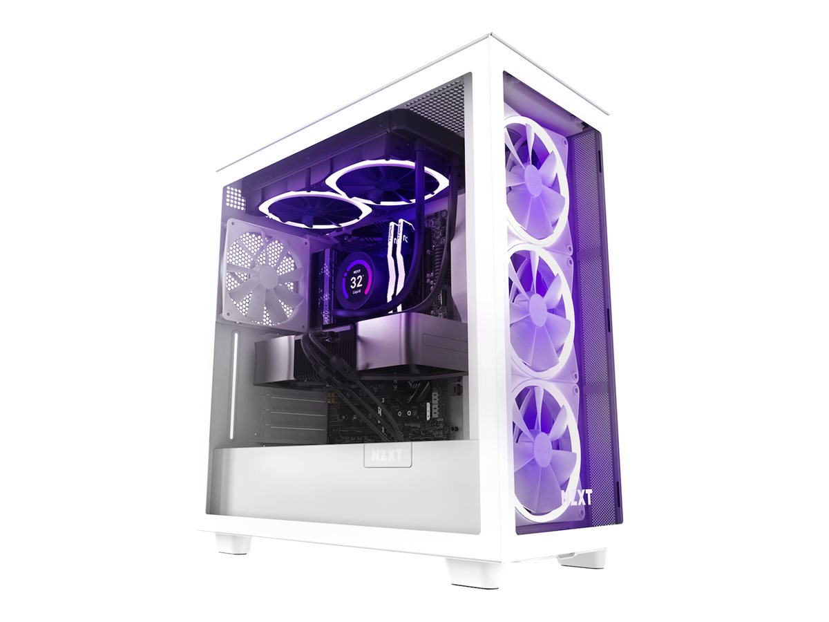 NZXT PC case H7 Flow RGB white