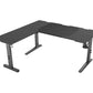 Genesis Gaming Desk | Holm 160 Modular Corner | Black/Anthracite