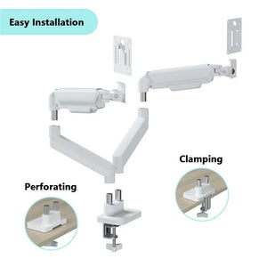 DISPLAY ACC MOUNTING ARM/DBL 17-32" MA-DA2-06-W GEMBIRD