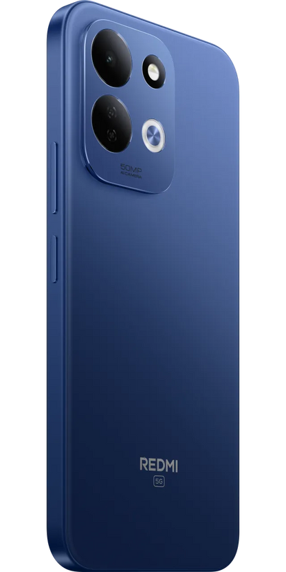 Xiaomi Redmi 17 5G | Blue | 6.9 " | LCD | 1600 x 720 pixels | Qualcomm | Snapdragon 4 Gen 5 | Internal RAM 4 GB | 128 GB | Dual SIM | 4G | 5G | Main camera resolution 50 MP | Secondary camera resolution 8 MP | Android | 16 | 7500 mAh