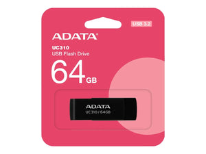 ADATA | USB Flash Drive | UC310 | 64 GB | USB 3.2 Gen1 | Black