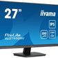 LCD Monitor|IIYAMA|27"|Business|Panel IPS|2560x1440|16:9|100Hz|Matte|1 ms|Speakers|Tilt|Colour Black|XU2793QSU-B6