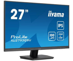 LCD Monitor|IIYAMA|27"|Business|Panel IPS|2560x1440|16:9|100Hz|Matte|1 ms|Speakers|Tilt|Colour Black|XU2793QSU-B6