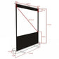 MB 16:9 PORTABLE PROJECTION SCREEN 200X112, 90"