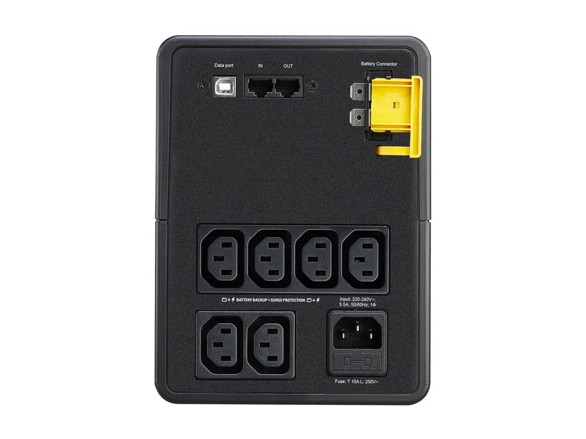 Schneider Electric APC Back-UPS, Tower, 6x IEC C13 sockets, AVR | BX1200MI | 1200 VA | 650 W | 230 V