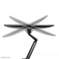 NEOMOUNTS BY NEWSTAR DESK MOUNT ULTRA FLAT (CLAMP/GROMMET)