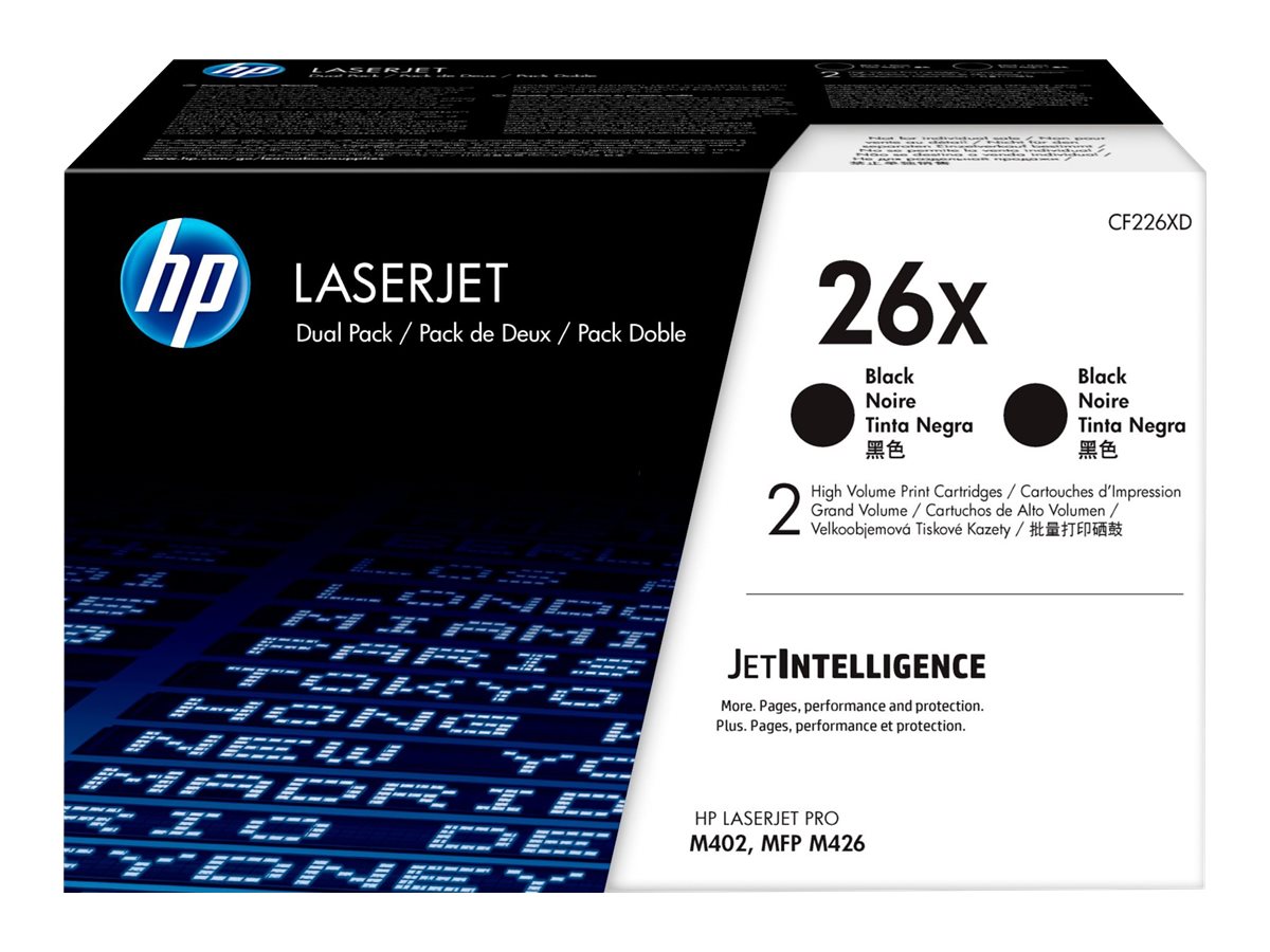 HP 26X Toner Black HY 2-pack