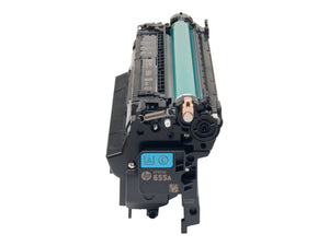 HP 655A LaserJet Toner Cartridge Cyan