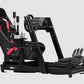 Next Level Racing | Aluminum; Carbon Steel | Racing Simulator Cockpit | GTElite Wheel Plate Edition | Black