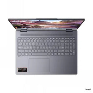 LENOVO IDEAPAD 5 2IN1 RYZEN AI 7 350/16" WUXGA (1920X1200) IPS 300NITS GLOSSY, 45% NTSC, 60HZ, TÜV LOW BLUE LIGHT, GLASS, TOUCH/16GB/512GB SSD/COPILOT+PC/MICROSD CARD READER/W11H/ENG (LUNA GREY)