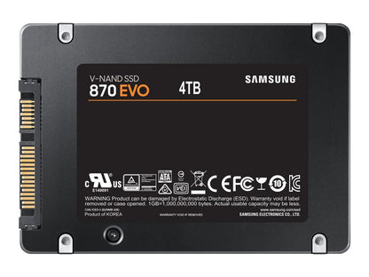 SAMSUNG SSD 870 EVO 4TB 2.5inch SATA