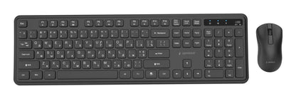 KEYBOARD +MOUSE WRL CYRILLIC/BK KBS-WPS-01-CYRL GEMBIRD