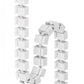 NEOMOUNTS CABLE SPINE ORGANIZER FOR SIT/STAND DESK FRAMES, SCREW MOUNTED, WHITE