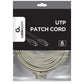 PATCH CABLE CAT6 UTP 30M/GREY PP6U-30M GEMBIRD