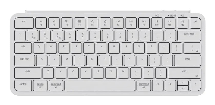 Keychron B1 Pro Ultraslim - US Layout - Low Profile Scissor Ivory White Wireless Keyboard