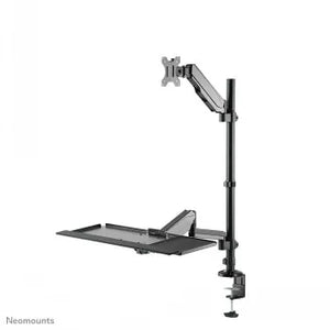 NEOMOUNTS DESK MOUNTED SIT-STAND WORKSTATION (SCREEN, KEYBOARD & MOUSE)