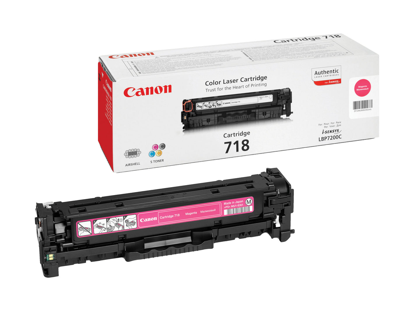 CANON CRG-718M catridge magenta LBP7200