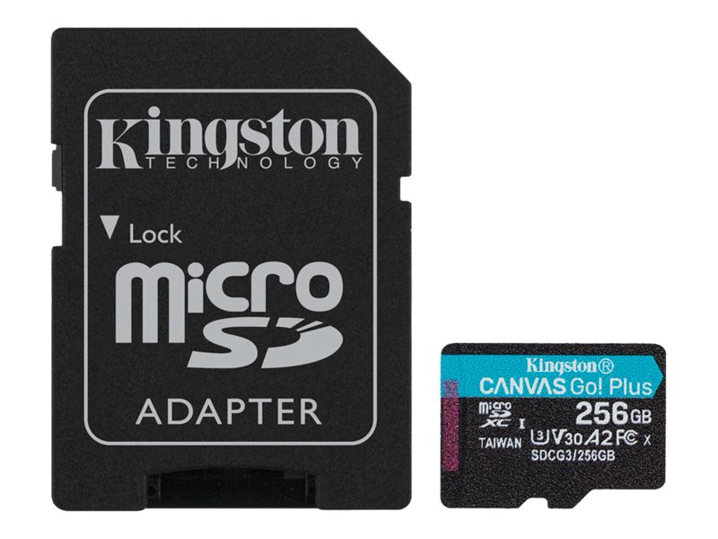 KINGSTON 256GB microSDXC Canvas Go Plus