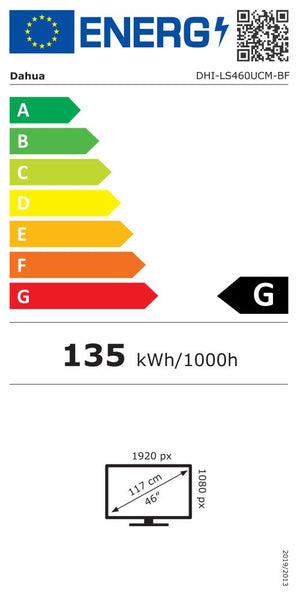 DISPLAY LCD 46" WALL UNIT/LS460UCM-BF DAHUA