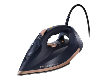 Philips | DST7510/80 | Steam Iron | 3200 W | Water tank capacity 300 ml | Continuous steam 55 g/min | Steam boost performance 260 g/min | Blue/Gold