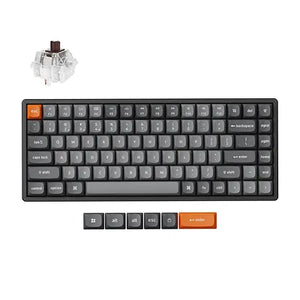 Keychron K2 Max RGB Aluminum - US Layout - Hot-Swappable Gateron Super Brown Wireless Keyboard