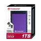 External HDD|TRANSCEND|StoreJet|1TB|USB 3.0|Colour Purple|TS1TSJ25H3P