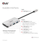 I/O HUB USB-C PD CHARGING/CSV-1543 CLUB3D