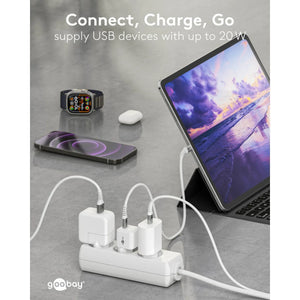 Goobay 20 W USB-C PD GaN Fast Charger Nano | USB-C