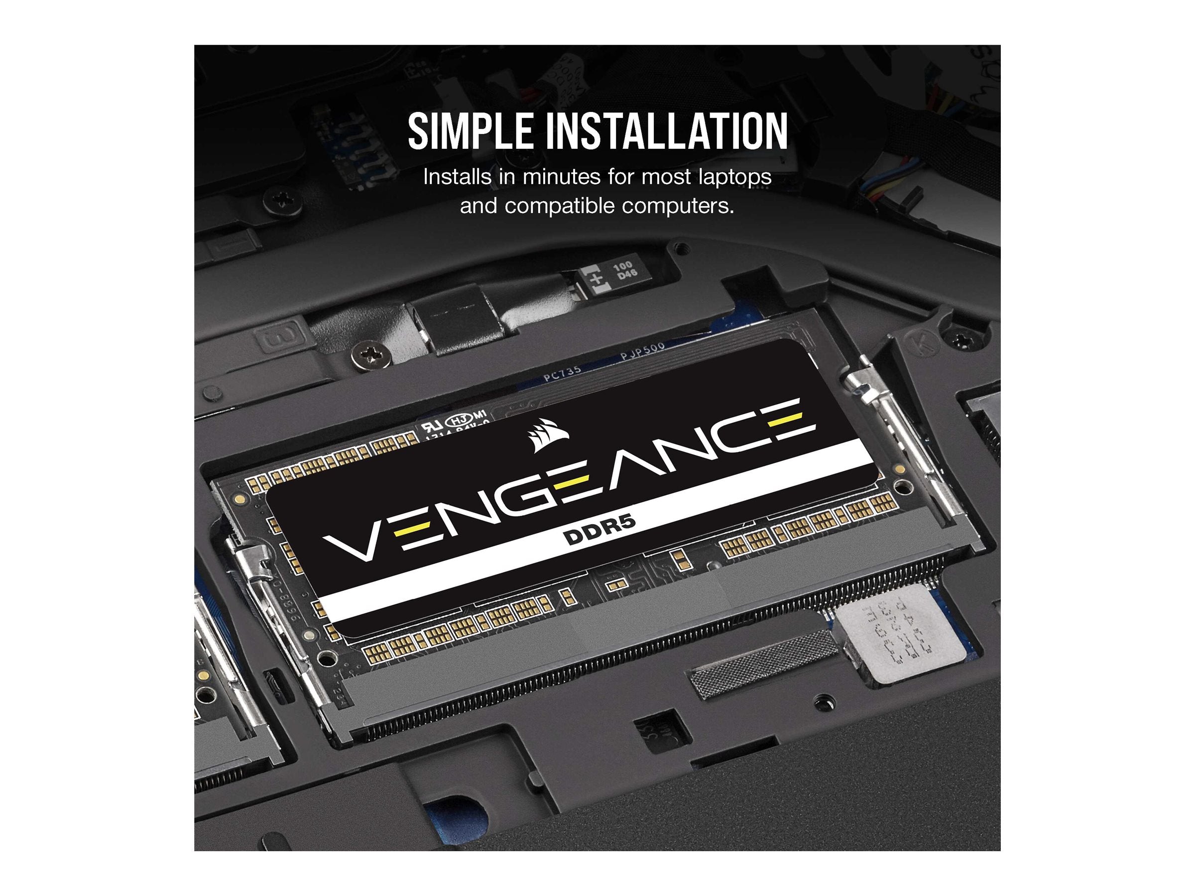 VENGEANCE DDR5 PC5-48000 16GB×2 Corsair VENGEANCE DDR5 32GB (2x16GB) 4800MHz Intel Optimized