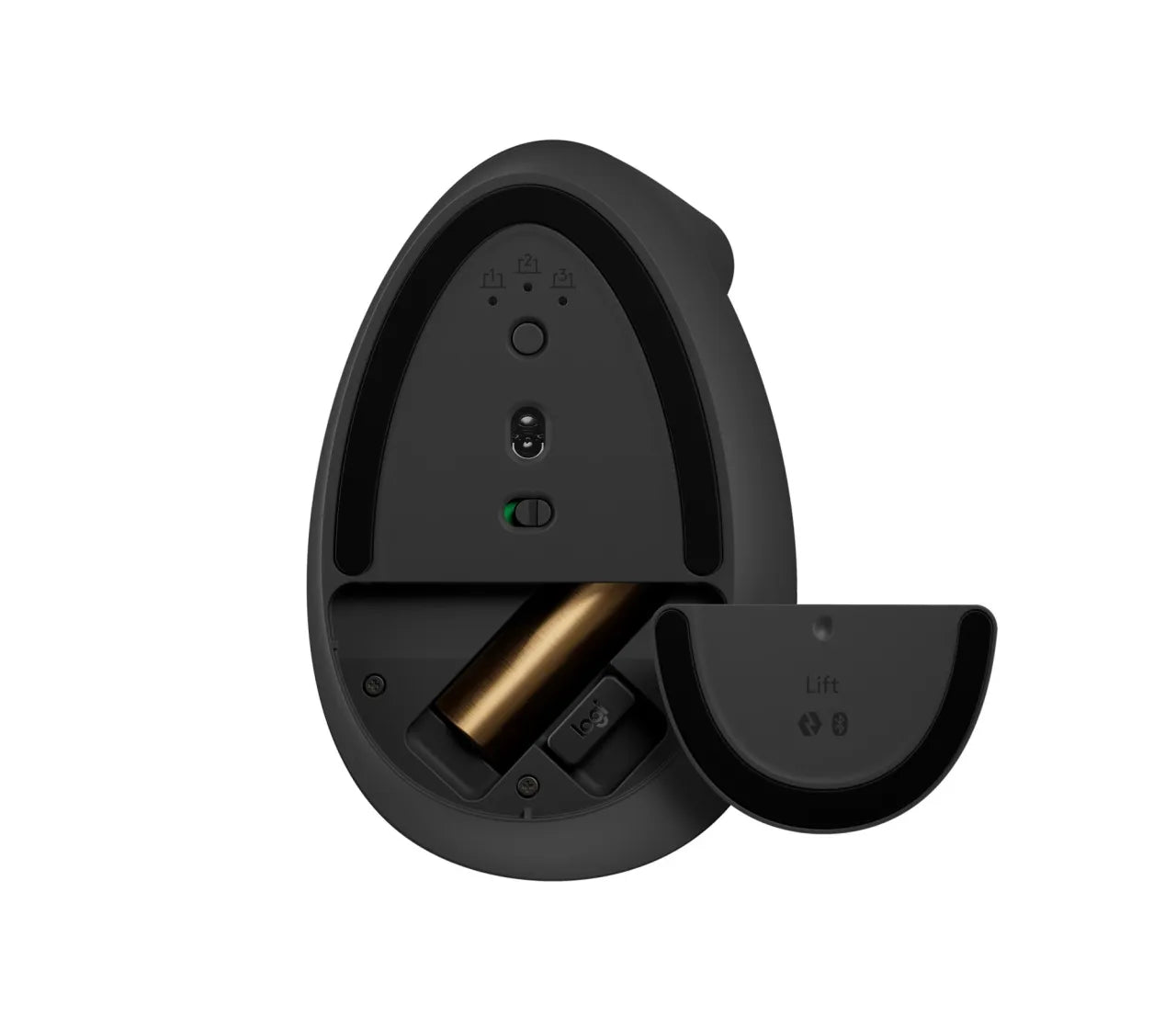 MOUSE USB OPTICAL WRL LIFT VER/BLACK 910-006473 LOGITECH