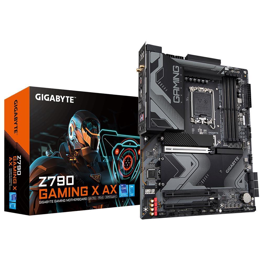 Mainboard|GIGABYTE|Intel Z790|LGA1700|ATX|Memory DDR5|Memory slots 4|1xPCI-Express 4.0 16x|1xPCI-Express 5.0 16x|4xM.2|1xHDMI|1xDisplayPort|4xUSB 2.0|5xUSB 3.2|1xUSB-C|1xOptical S/PDIF|1xRJ45|2xAudio port|Z790GAMINGXAX1.2