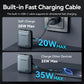 POWER BANK USB 10000MAH 35W/MINI GRAY FHEH0 VENTION