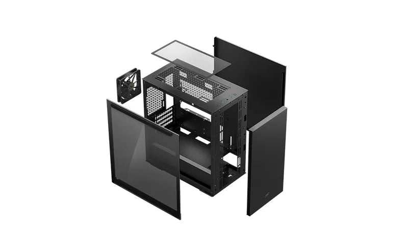 Deepcool | MACUBE 110 | Black | mATX | ATX PS2 (Length less than 170mm)