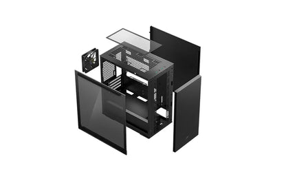 Deepcool | MACUBE 110 | Black | mATX | ATX PS2 (Length less than 170mm)