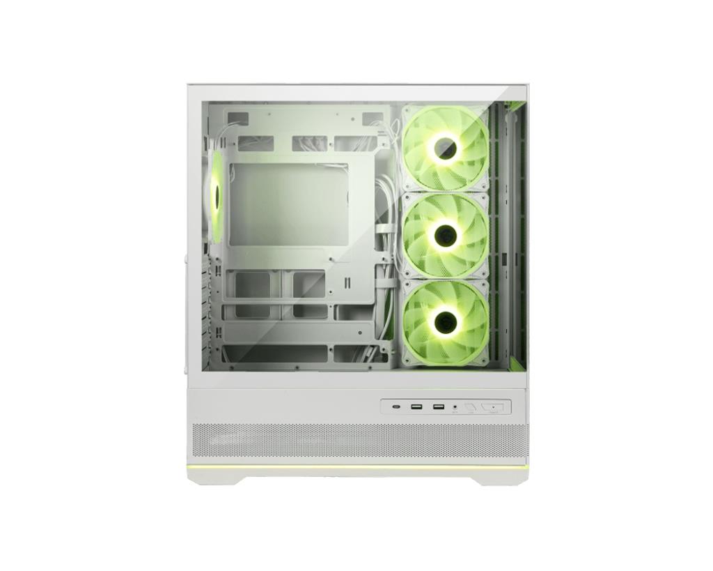 Case|MSI|MAG PANO 110R PZ / WHITE|MidiTower|Case product features Transparent panel|Not included|Colour Black|MAGPANO110RPZWHITE