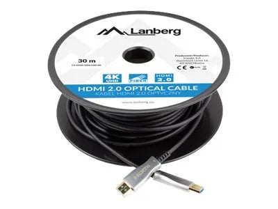 LANBERG HDMI M/M cable 30m optical AOC