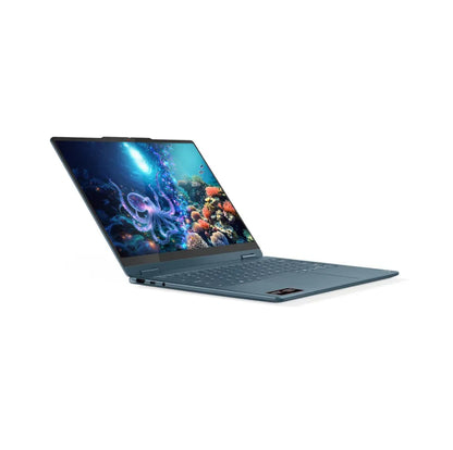 Lenovo- Yoga 7 2-in-1 14AKP10 AMD | Tidal Teal | 14 " | OLED | Touchscreen | WUXGA | 1920 x 1200 pixels | Glossy | AMD Ryzen AI 5 | 340 | 16 GB | Soldered LPDDR5 | Solid-state drive capacity 512 GB | AMD Radeon 840M Graphics | Windows 11 Home | 802.1...