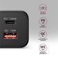 MOBILE CHARGER WALL USB 100W/GAN 2PORT ACU-PQ100 AXAGON