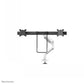 NEOMOUNTS SELECT DESK MOUNT, DOUBLE DISPLAY CROSSBAR (TOPFIX CLAMP &GROMMET) WHITE