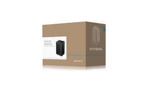 Case|DEEPCOOL|CH170 DIGITAL|MiniTower|Not included|MiniITX|Colour Black|CH170DIGITAL