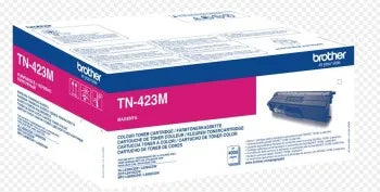 BROTHER TN-423M MAGENTA HIGH YIELD TONER, 4,000P