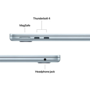 Apple MacBook | Air | Sky Blue | 13 " | IPS | 2560 x 1664 pixels | Apple M4 | 24 GB | Solid-state drive capacity 512 GB | Apple M4 chip 10-core CPU/10-core GPU | macOS | 802.11ax | Bluetooth version 5.0 | Keyboard language English | Keyboard backlit...